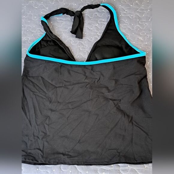 Black tankini swim top size 16 - Picture 2 of 3